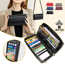 Load image into Gallery viewer, Touch Screen RFID Blocking Cellphone Purse
