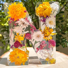 Load image into Gallery viewer, Dried Flower Letters Night Light