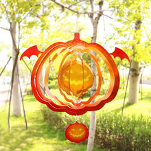 Load image into Gallery viewer, Halloween Themed 3D Optical Illusion Hanging Wind Spinner