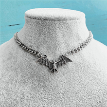Load image into Gallery viewer, Vintage Punk Gothic Bat Chain Necklace