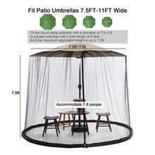 Load image into Gallery viewer, Patio Umbrella Mosquito Net