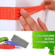 Load image into Gallery viewer, Puzzle Building Blocks Stitching Toys