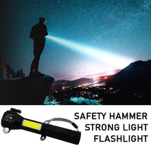 Load image into Gallery viewer, Safety Hammer Glare Flashlight