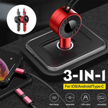 Load image into Gallery viewer, 3-IN-1 Retractable Phone Charging Cable