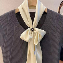 Load image into Gallery viewer, Delicate Camellia Scarf Buckle