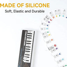 Load image into Gallery viewer, Removable Piano Keyboard Note Labels
