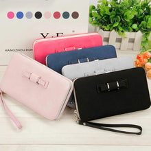 Load image into Gallery viewer, Women Bowknot Long Wallet