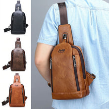 Load image into Gallery viewer, Casual retro men's shoulder chest bag