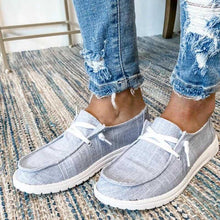 Load image into Gallery viewer, Women's Canvas Lace-Up Sneakers