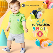 Load image into Gallery viewer, Cute Push Pull String Snail Toy For Toddler Kids Boys Girls
