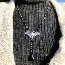 Load image into Gallery viewer, Gothic Bat Pendant Necklace