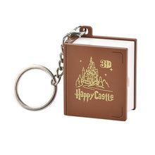 Load image into Gallery viewer, 3D Stereoscopic Book Folding Pop-Up Book Keychain