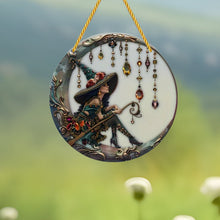 Load image into Gallery viewer, 🧙‍♀️Beautiful Witch - Personalized Witch Window Hanging Suncatcher Ornament