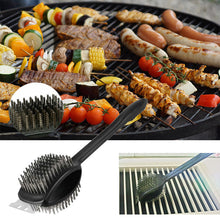 Load image into Gallery viewer, Barbecue Grill Brush with Scraper