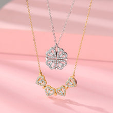 Load image into Gallery viewer, Hollow Four-Leaf Clover Necklace