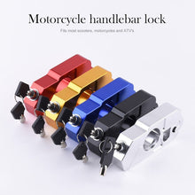 Load image into Gallery viewer, Aluminum alloy handlebar lock