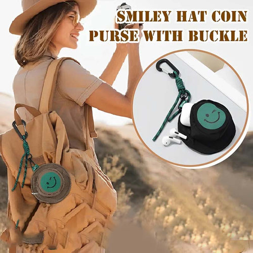 Smiley Hat Coin Purse with Buckle