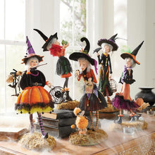 Load image into Gallery viewer, Halloween Witch Resin Ornament