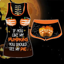 Load image into Gallery viewer, Halloween Pumpkin Vest Set