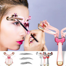 Load image into Gallery viewer, Adjustable Eyebrow Shapes Stencil