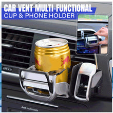 Load image into Gallery viewer, Car Vent Multi-functional Cup &amp; Phone Holder