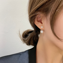 Load image into Gallery viewer, Simple Hollow Diamond Ball Earrings