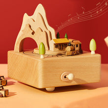 Load image into Gallery viewer, Handmade Wooden Rotating Music Boxes
