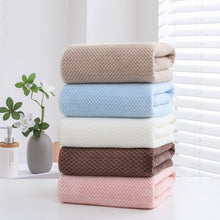 Load image into Gallery viewer, Coral Fleece Bath Towel