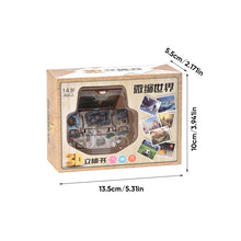 Load image into Gallery viewer, 3D Stereoscopic Book Folding Pop-Up Book Keychain