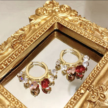 Load image into Gallery viewer, Shiny Diamon Drop Earrings