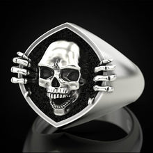 Load image into Gallery viewer, Neo-Gothic Style Skull Unisex Ring