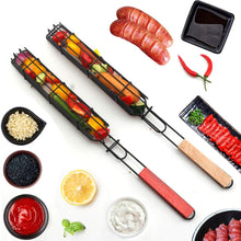 Load image into Gallery viewer, Reusable Kabob Grill Baskets