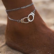 Load image into Gallery viewer, Two-layer Handcuffs Anklet