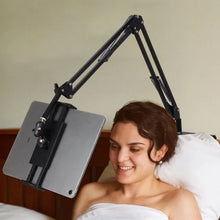 Load image into Gallery viewer, Retractable Hidden Bedside Phone Tablet Holder