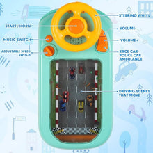 Load image into Gallery viewer, Kids&#39; Musical Racing Adventure Steering Wheel Toy
