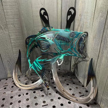Load image into Gallery viewer, Metal Fish with Hooks Plasma Cut Sign Art🎣