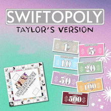 Load image into Gallery viewer, SWIFTOPOLY - TS &#39;Swiftie&#39; Monopoly Boardgame