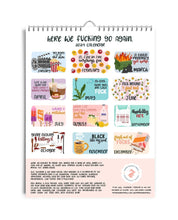 Load image into Gallery viewer, HERE WE FUCKING GO AGAIN 2025 CALENDAR