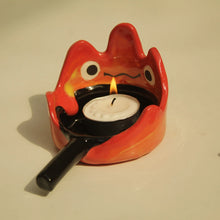 Load image into Gallery viewer, Adorable Fire Demon Candle Holder