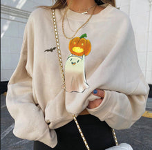 Load image into Gallery viewer, Pumpkin Print Hoodie for Women