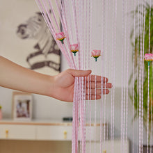 Load image into Gallery viewer, Rose Thread Door Curtain