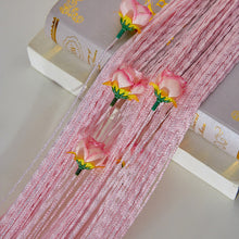 Load image into Gallery viewer, Rose Thread Door Curtain