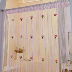 Rose Thread Door Curtain