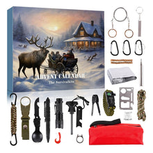 Load image into Gallery viewer, Survival Tools Advent Calendar for Adult Teen 24 Days Christmas Countdown