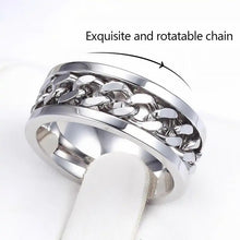 Load image into Gallery viewer, Titanium Steel Rotatable Chain Ring