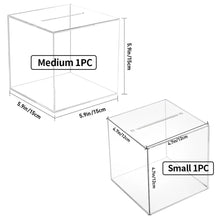 Load image into Gallery viewer, Unopenable Transparent Acrylic Piggy Bank