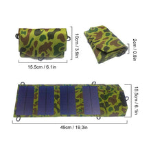 Load image into Gallery viewer, 8W Portable Solar Panel Charger