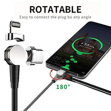 Load image into Gallery viewer, 180 rotation Magnetic Charging Cable