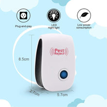 Load image into Gallery viewer, Hirundo Ultrasonic Insects/Rodent Pest Repellent - 2+1 Packs