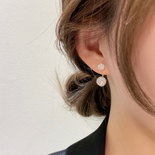 Load image into Gallery viewer, Simple Hollow Diamond Ball Earrings